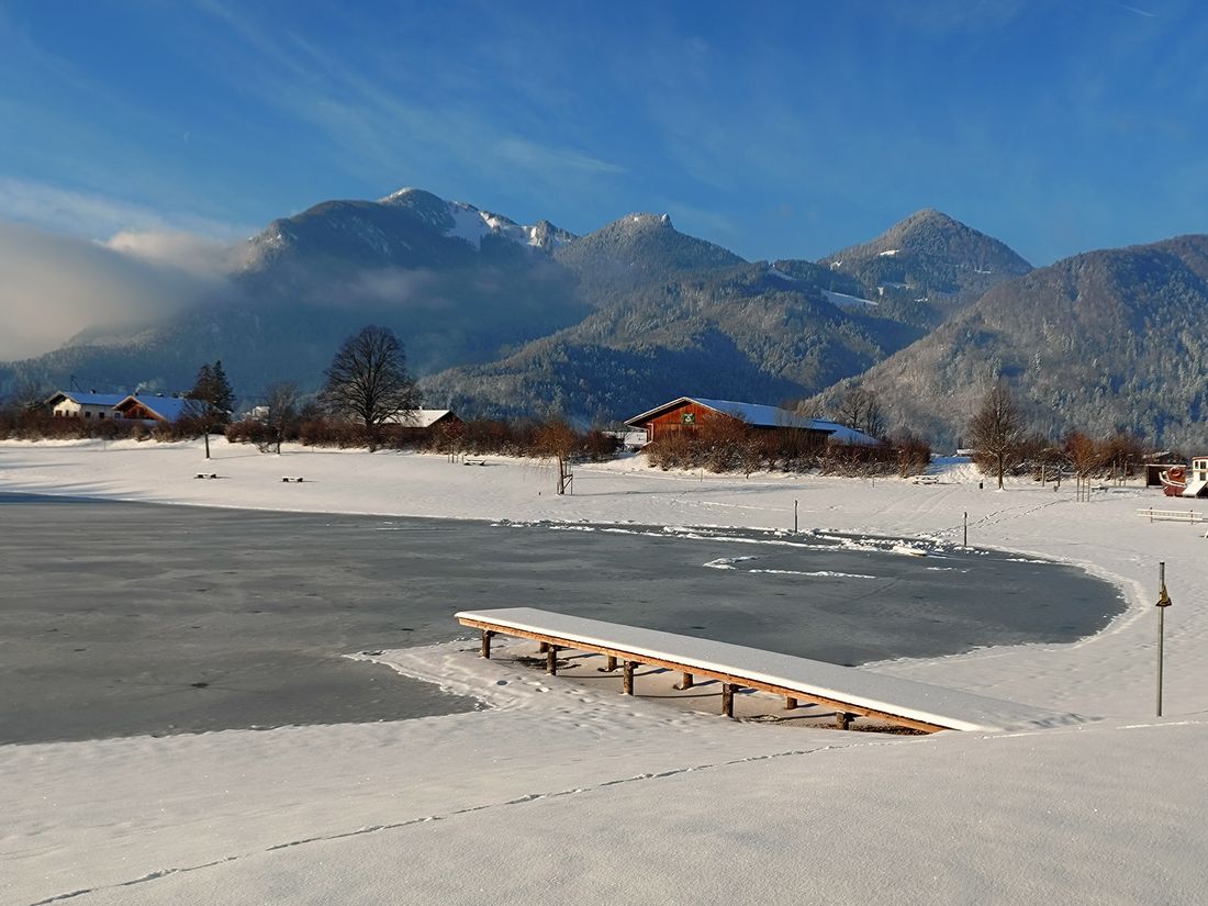 Winter am Reifinger See